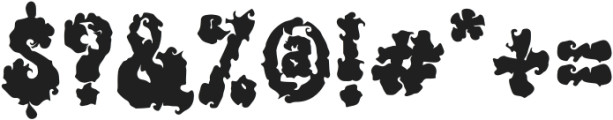 Groovy Witches otf (400) Font OTHER CHARS