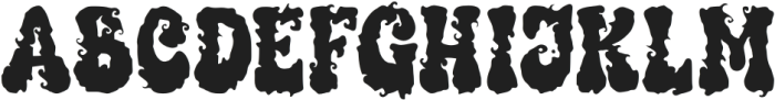 Groovy Witches otf (400) Font UPPERCASE