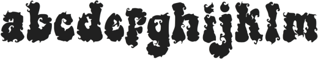 Groovy Witches otf (400) Font LOWERCASE