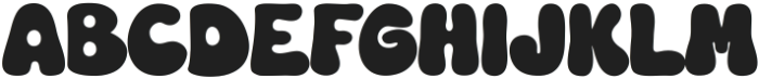 Groovy Woof Woof Regular ttf (400) Font UPPERCASE