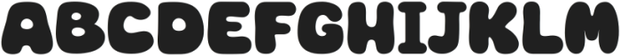 Groovy YvooG Regular ttf (400) Font UPPERCASE