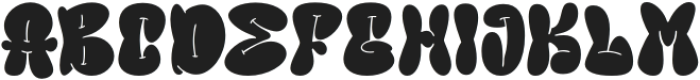 GroovyBombs-Regular otf (400) Font UPPERCASE