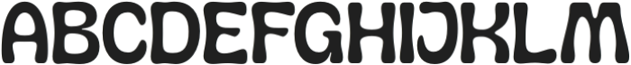 GroovyMricha-Regular otf (400) Font UPPERCASE