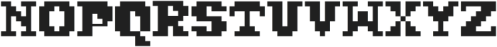 GroovyPixel otf (400) Font LOWERCASE