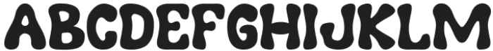 GroovyPuff Regular ttf (400) Font UPPERCASE