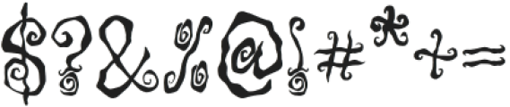 GroovyWonka otf (400) Font OTHER CHARS