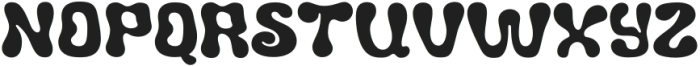 Groozy Regular otf (400) Font UPPERCASE