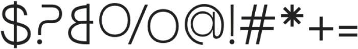 Gropio Typeface Light otf (300) Font OTHER CHARS