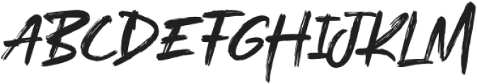 Grossie Regular otf (400) Font LOWERCASE