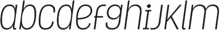 Grota Light Italic otf (300) Font LOWERCASE