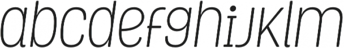 Grota Rounded Light Italic otf (300) Font LOWERCASE