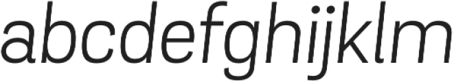 Grota Sans Alt Book Italic otf (400) Font LOWERCASE