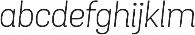 Grota Sans Light Italic otf (300) Font LOWERCASE
