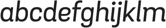 Grota Sans Medium Italic otf (500) Font LOWERCASE