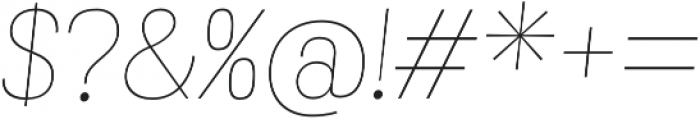 Grota Sans Thin Italic otf (100) Font OTHER CHARS