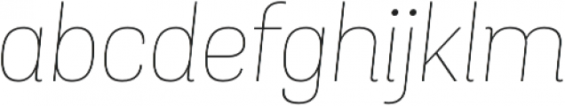 Grota Sans Thin Italic otf (100) Font LOWERCASE