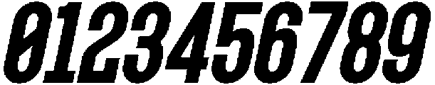 Grotap Bold Italic otf (700) Font OTHER CHARS
