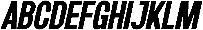Grotap Bold Italic otf (700) Font UPPERCASE