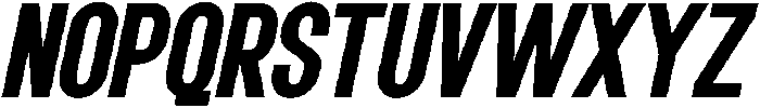 Grotap Bold Italic otf (700) Font UPPERCASE