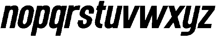 Grotap Bold Italic otf (700) Font LOWERCASE