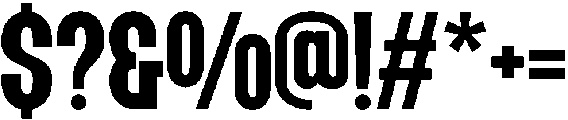 Grotap Extra Bold otf (700) Font OTHER CHARS