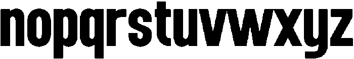 Grotap Extra Bold otf (700) Font LOWERCASE