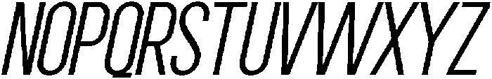 Grotap Extra Light Italic otf (200) Font UPPERCASE