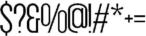 Grotap Extra Light otf (200) Font OTHER CHARS