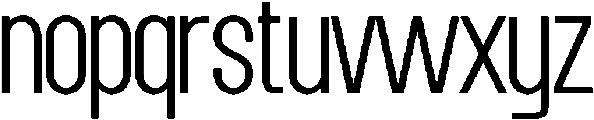 Grotap Extra Light otf (200) Font LOWERCASE