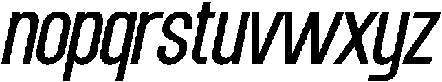 Grotap Italic otf (400) Font LOWERCASE