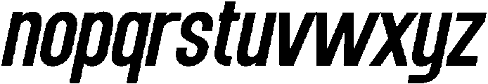Grotap Semi Bold Italic otf (600) Font LOWERCASE