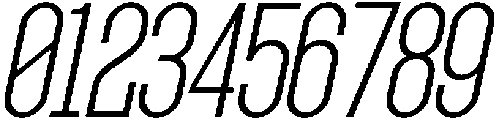 Grotap Thin Italic otf (100) Font OTHER CHARS