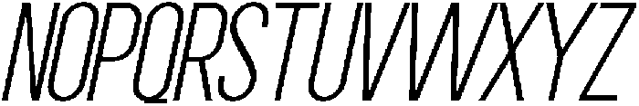 Grotap Thin Italic otf (100) Font UPPERCASE