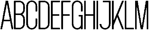 Grotap Thin otf (100) Font UPPERCASE