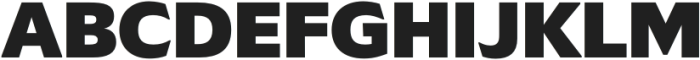Grotesqon UltraBold otf (700) Font UPPERCASE