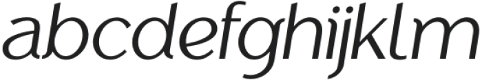 Grotley Extra Light Italic otf (200) Font LOWERCASE