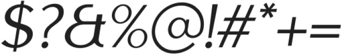 Grotley-Italic otf (400) Font OTHER CHARS