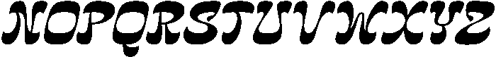 Ground Abandy Italic otf (400) Font UPPERCASE