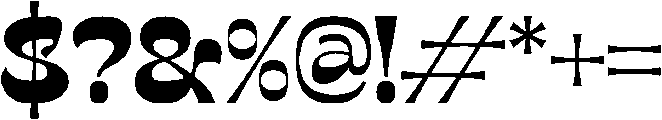 Ground Abandy otf (400) Font OTHER CHARS