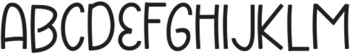 GrouvyBoun Regular otf (400) Font UPPERCASE