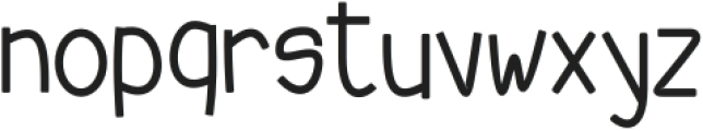 GrouvyBoun Regular otf (400) Font LOWERCASE