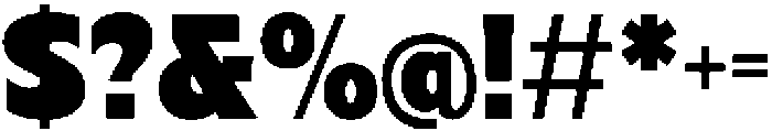 Grovaly Heavy otf (800) Font OTHER CHARS
