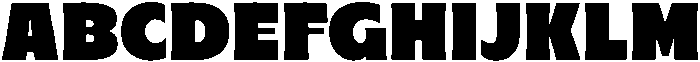 Grovaly Heavy otf (800) Font UPPERCASE