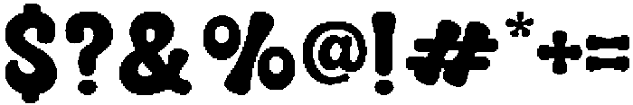 Grove Chunky otf (400) Font OTHER CHARS