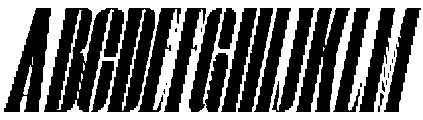 Grovian Oblique otf (400) Font UPPERCASE