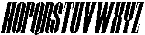 Grovian Oblique otf (400) Font UPPERCASE