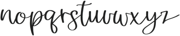 Grow Kindness Script Regular otf (400) Font LOWERCASE
