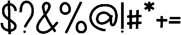 Grow Up Regular otf (400) Font OTHER CHARS