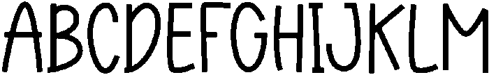Grow Up Regular otf (400) Font UPPERCASE