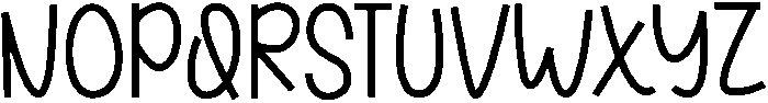 Grow Up Regular otf (400) Font UPPERCASE